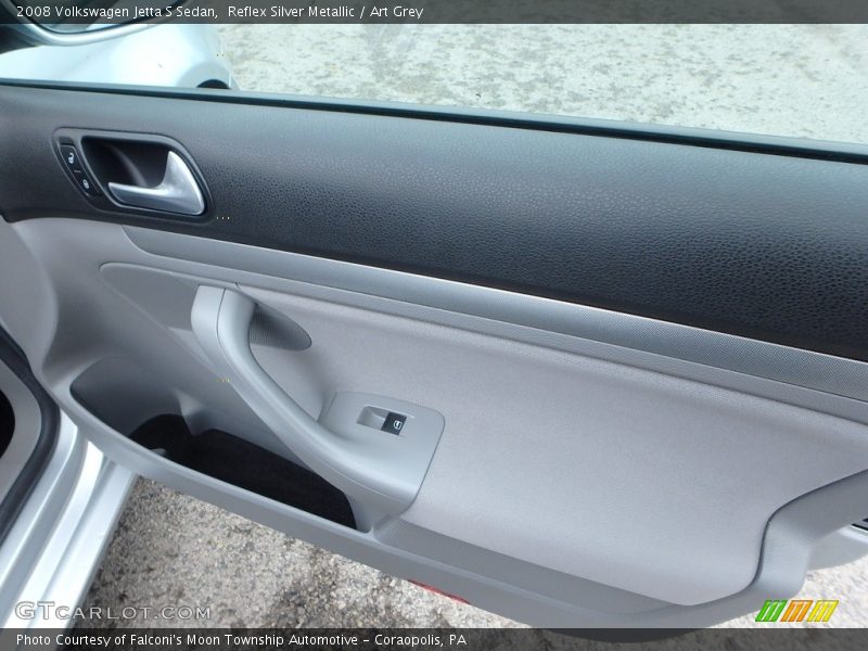 Reflex Silver Metallic / Art Grey 2008 Volkswagen Jetta S Sedan