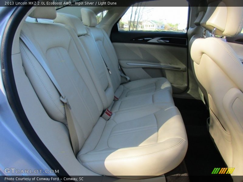 Rear Seat of 2013 MKZ 2.0L EcoBoost AWD