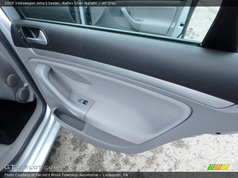 Reflex Silver Metallic / Art Grey 2008 Volkswagen Jetta S Sedan