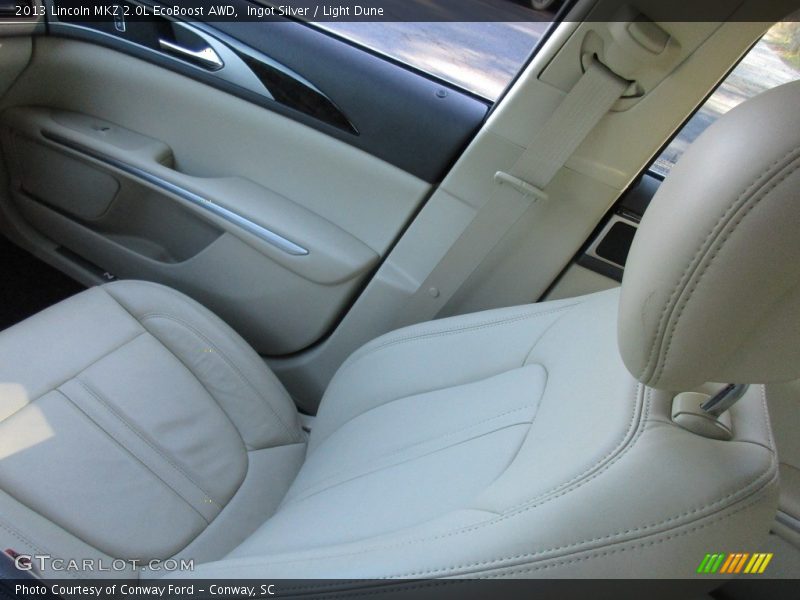 Ingot Silver / Light Dune 2013 Lincoln MKZ 2.0L EcoBoost AWD