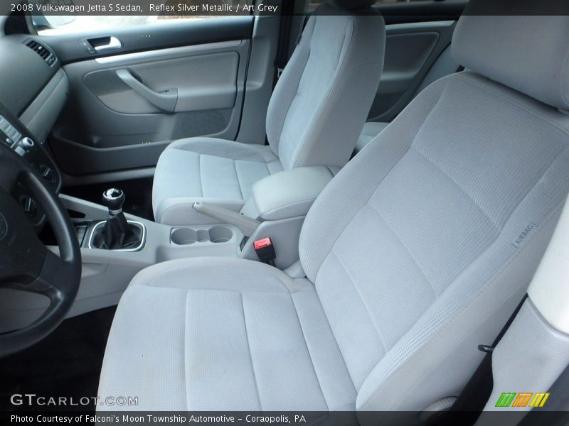 Reflex Silver Metallic / Art Grey 2008 Volkswagen Jetta S Sedan