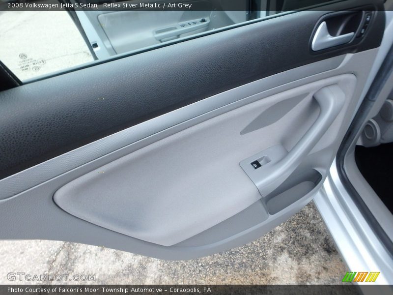 Reflex Silver Metallic / Art Grey 2008 Volkswagen Jetta S Sedan