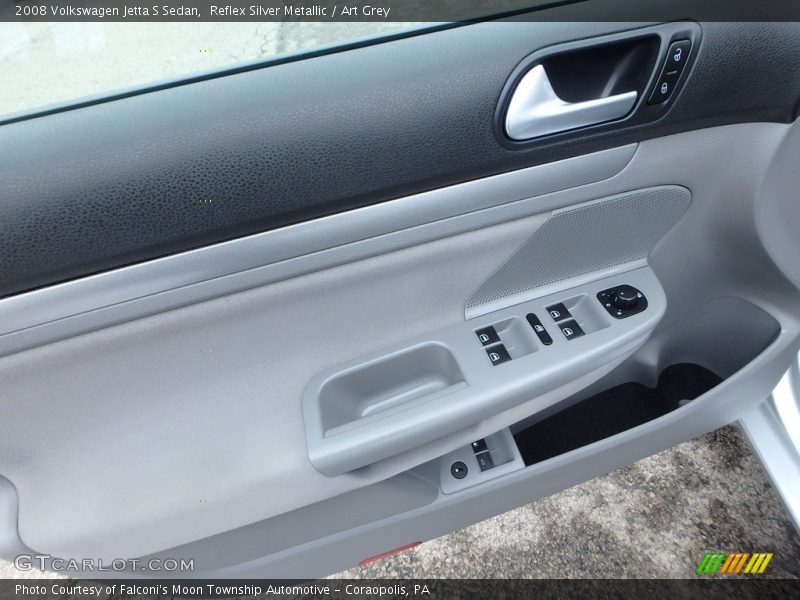 Reflex Silver Metallic / Art Grey 2008 Volkswagen Jetta S Sedan