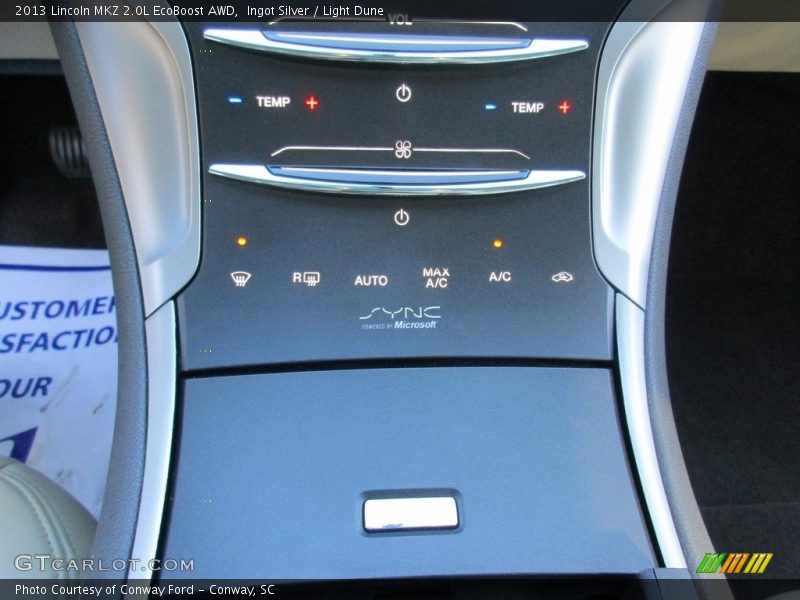 Ingot Silver / Light Dune 2013 Lincoln MKZ 2.0L EcoBoost AWD