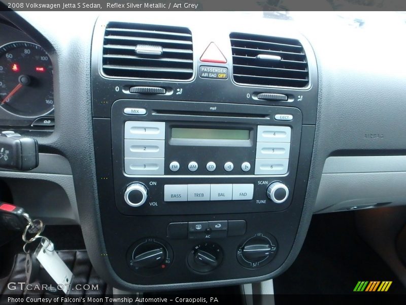 Controls of 2008 Jetta S Sedan