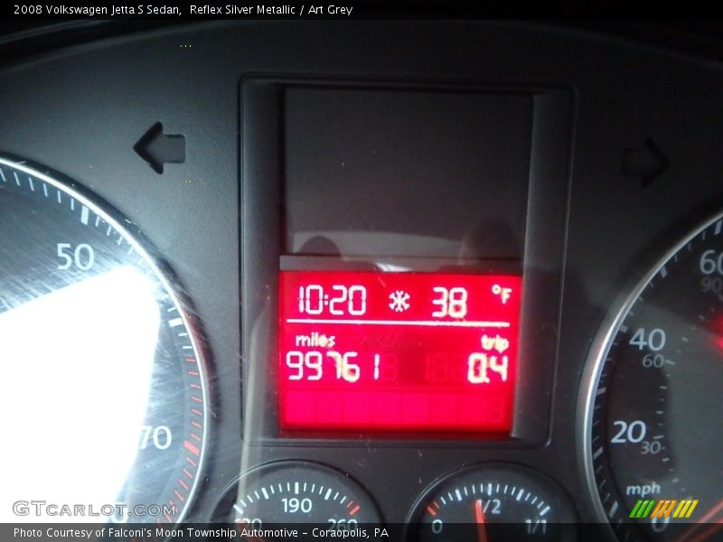 Reflex Silver Metallic / Art Grey 2008 Volkswagen Jetta S Sedan
