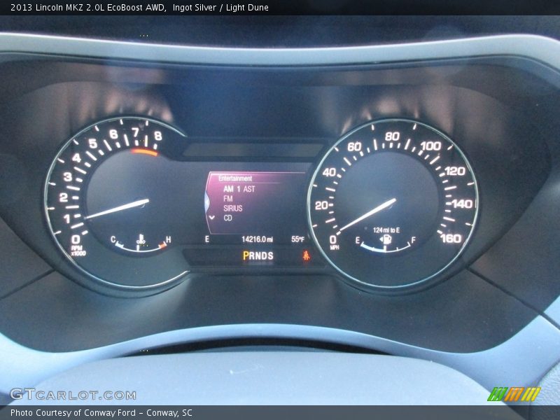  2013 MKZ 2.0L EcoBoost AWD 2.0L EcoBoost AWD Gauges