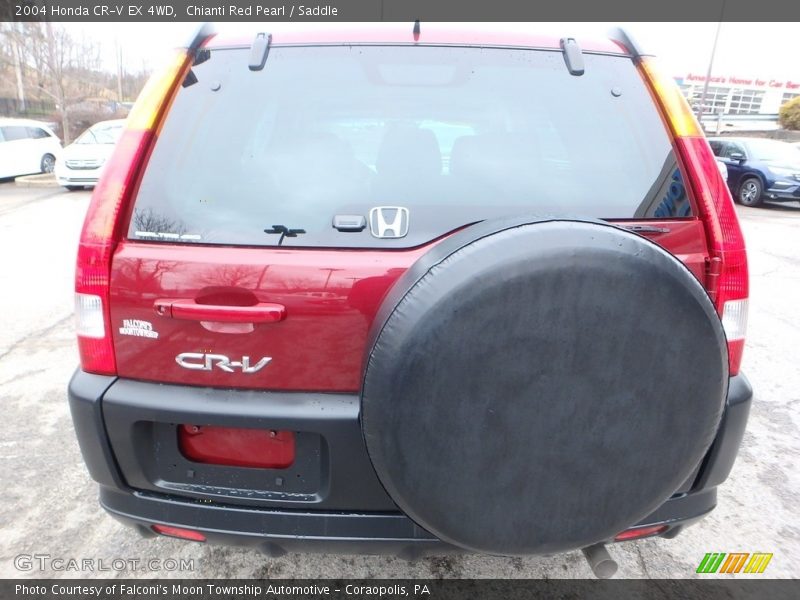 Chianti Red Pearl / Saddle 2004 Honda CR-V EX 4WD