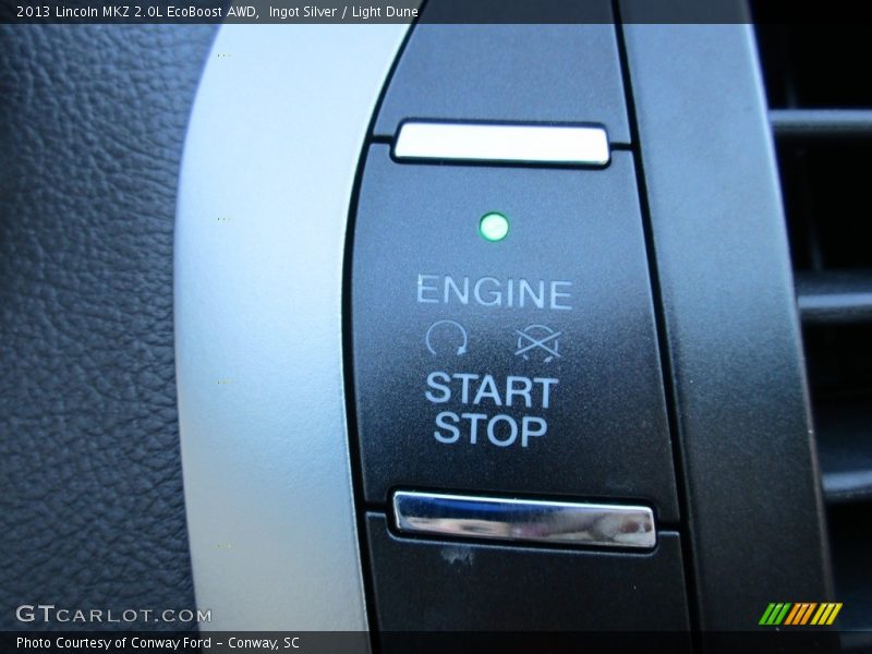 Controls of 2013 MKZ 2.0L EcoBoost AWD
