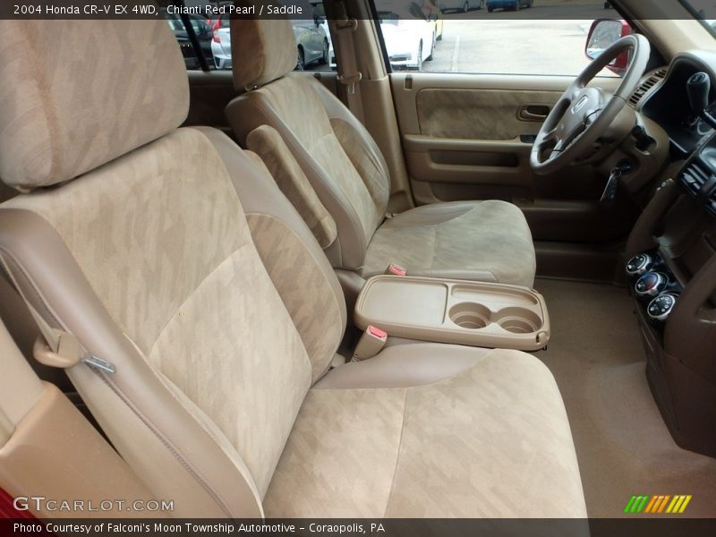 Chianti Red Pearl / Saddle 2004 Honda CR-V EX 4WD