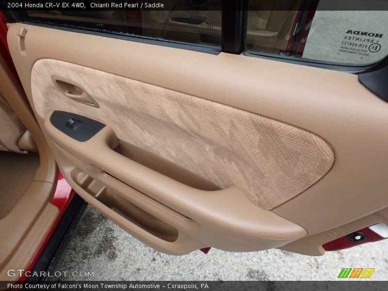 Chianti Red Pearl / Saddle 2004 Honda CR-V EX 4WD