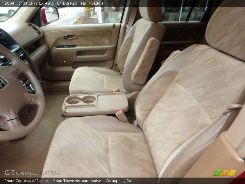 Chianti Red Pearl / Saddle 2004 Honda CR-V EX 4WD