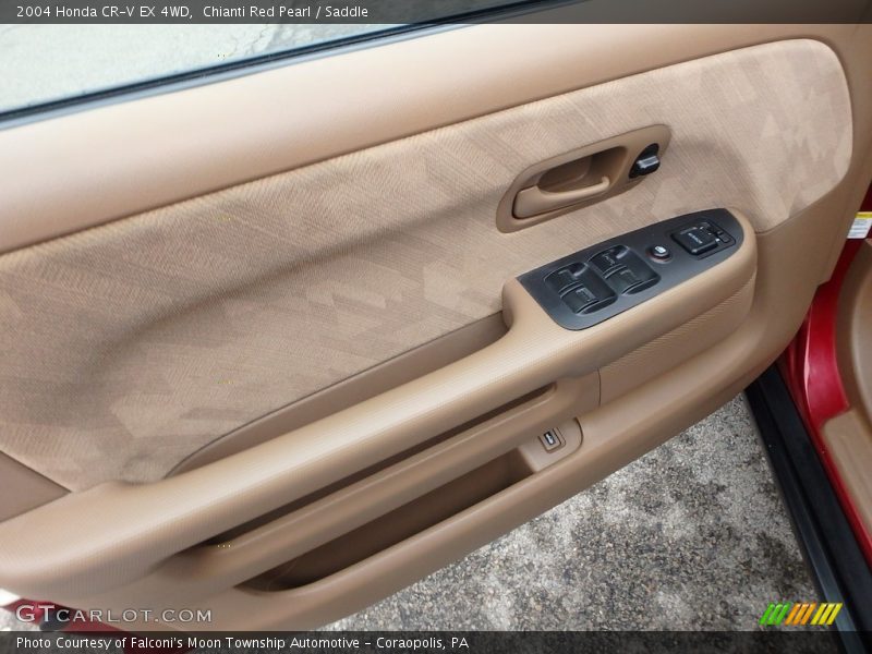 Chianti Red Pearl / Saddle 2004 Honda CR-V EX 4WD