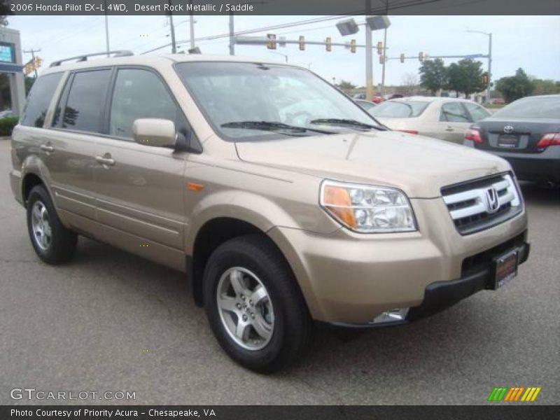 Desert Rock Metallic / Saddle 2006 Honda Pilot EX-L 4WD