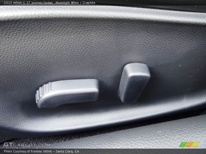 Moonlight White / Graphite 2013 Infiniti G 37 Journey Sedan