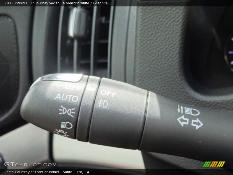 Moonlight White / Graphite 2013 Infiniti G 37 Journey Sedan