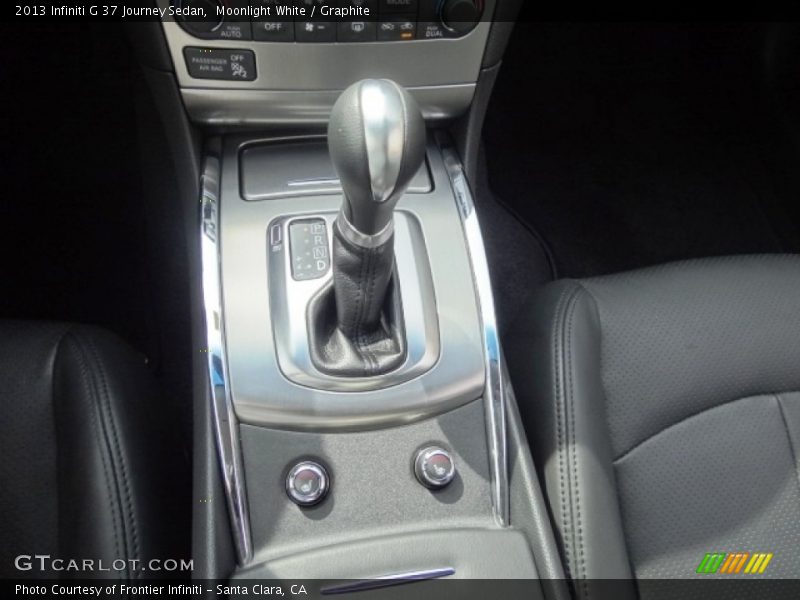 Moonlight White / Graphite 2013 Infiniti G 37 Journey Sedan