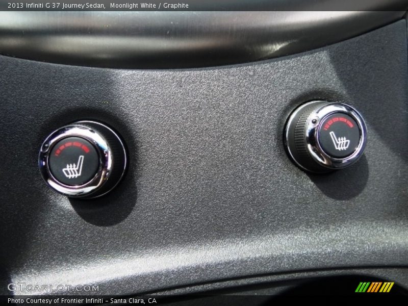 Moonlight White / Graphite 2013 Infiniti G 37 Journey Sedan