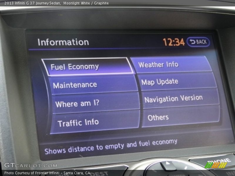 Moonlight White / Graphite 2013 Infiniti G 37 Journey Sedan