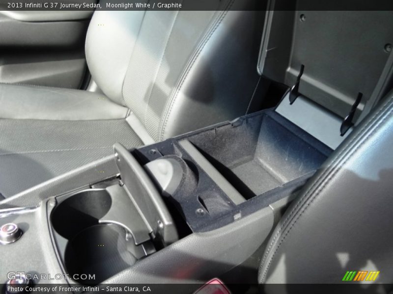 Moonlight White / Graphite 2013 Infiniti G 37 Journey Sedan