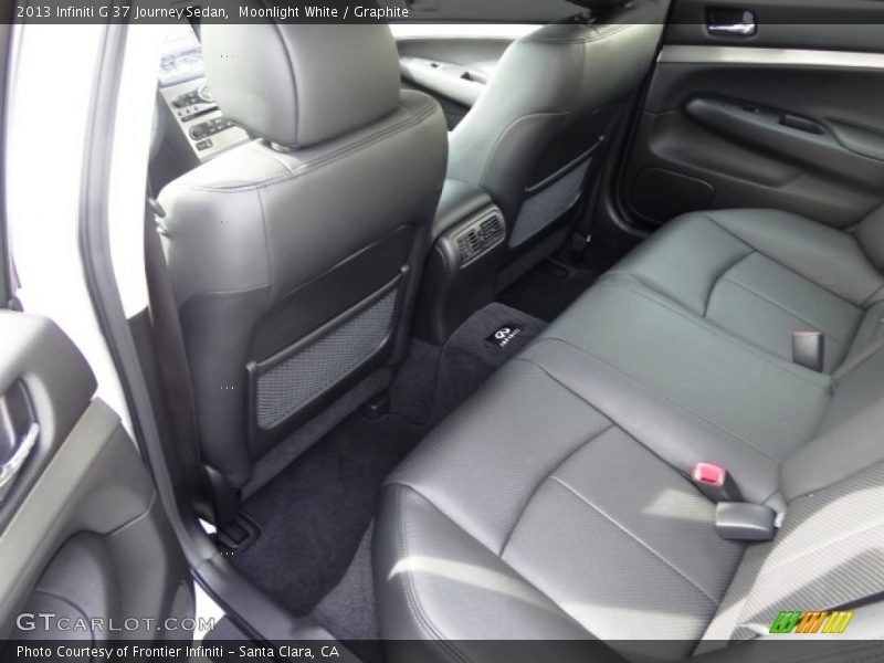 Moonlight White / Graphite 2013 Infiniti G 37 Journey Sedan