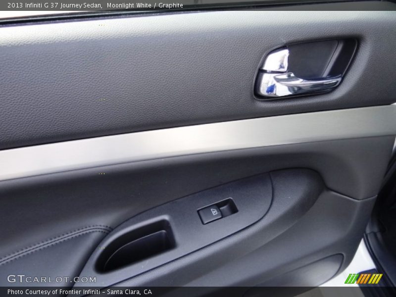 Moonlight White / Graphite 2013 Infiniti G 37 Journey Sedan