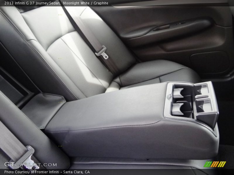 Moonlight White / Graphite 2013 Infiniti G 37 Journey Sedan