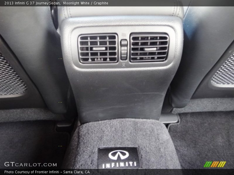 Moonlight White / Graphite 2013 Infiniti G 37 Journey Sedan