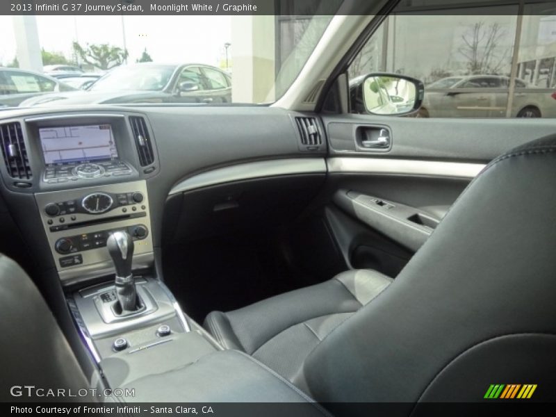 Moonlight White / Graphite 2013 Infiniti G 37 Journey Sedan