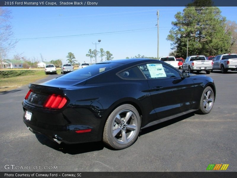 Shadow Black / Ebony 2016 Ford Mustang V6 Coupe
