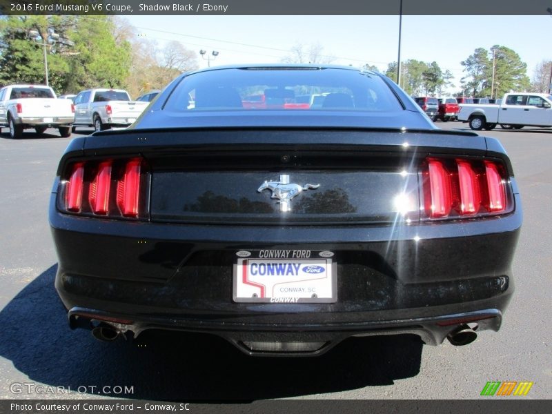 Shadow Black / Ebony 2016 Ford Mustang V6 Coupe
