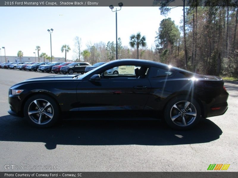 Shadow Black / Ebony 2016 Ford Mustang V6 Coupe