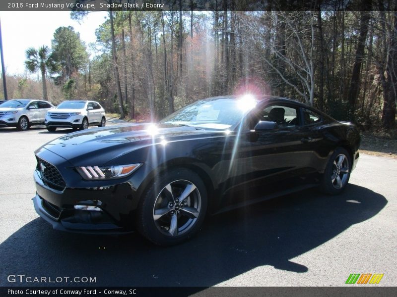 Shadow Black / Ebony 2016 Ford Mustang V6 Coupe