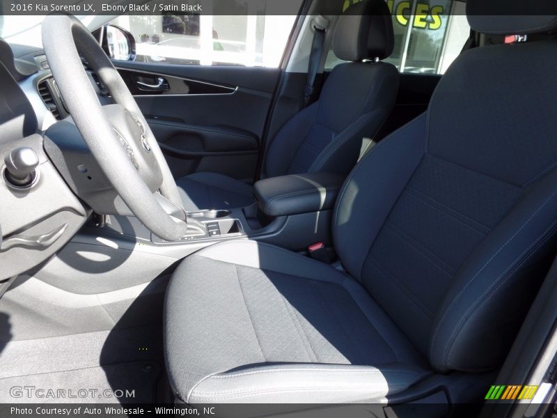 Ebony Black / Satin Black 2016 Kia Sorento LX