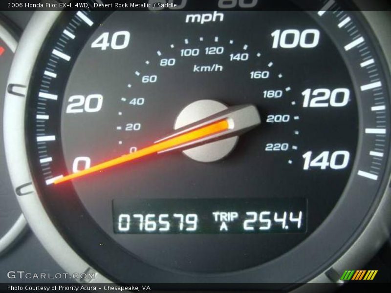 Desert Rock Metallic / Saddle 2006 Honda Pilot EX-L 4WD