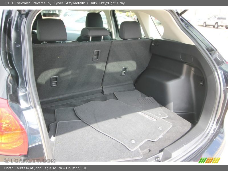 Cyber Gray Metallic / Dark Gray/Light Gray 2011 Chevrolet Traverse LS