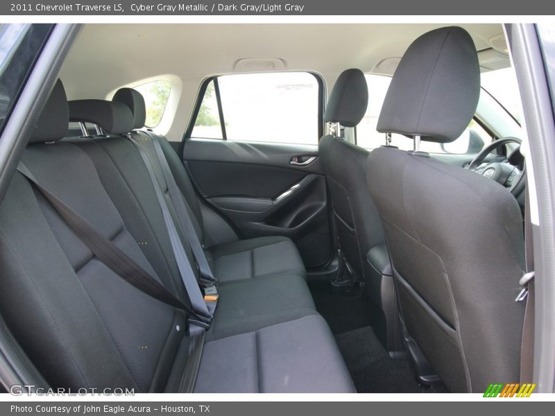 Cyber Gray Metallic / Dark Gray/Light Gray 2011 Chevrolet Traverse LS