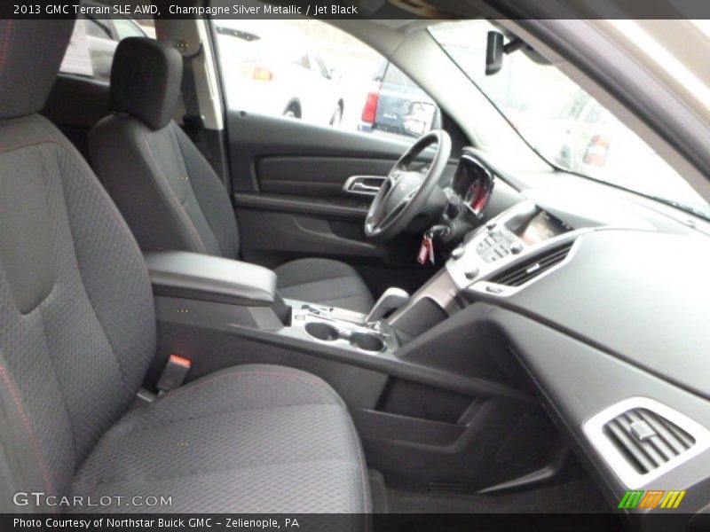 Champagne Silver Metallic / Jet Black 2013 GMC Terrain SLE AWD