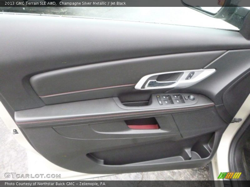 Champagne Silver Metallic / Jet Black 2013 GMC Terrain SLE AWD