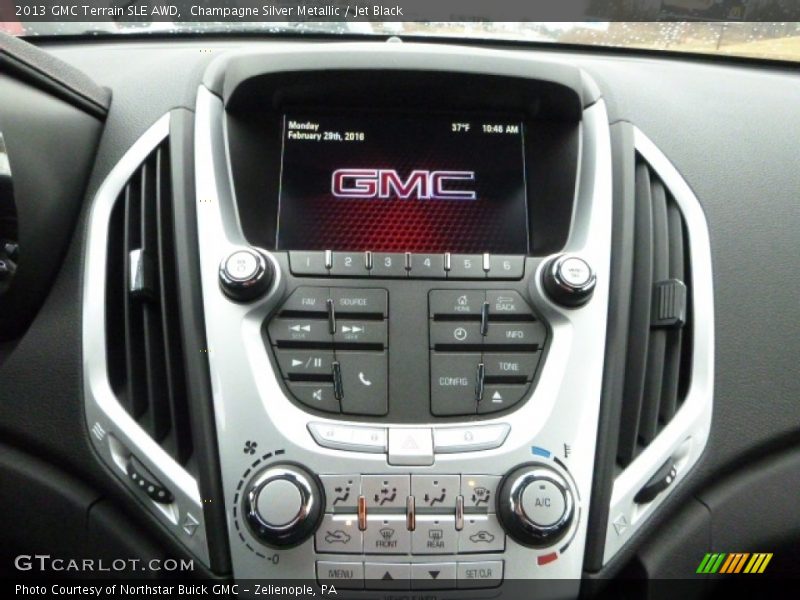Champagne Silver Metallic / Jet Black 2013 GMC Terrain SLE AWD