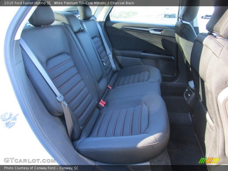 Rear Seat of 2016 Fusion Hybrid SE