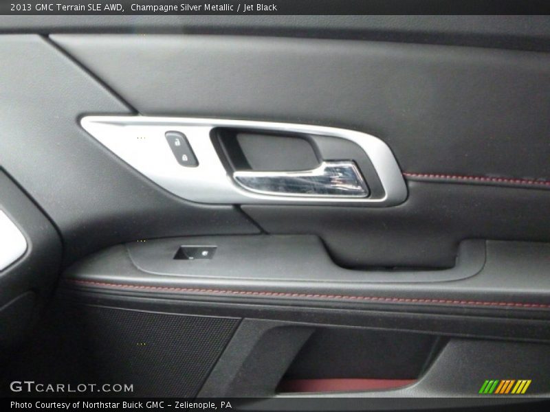 Champagne Silver Metallic / Jet Black 2013 GMC Terrain SLE AWD