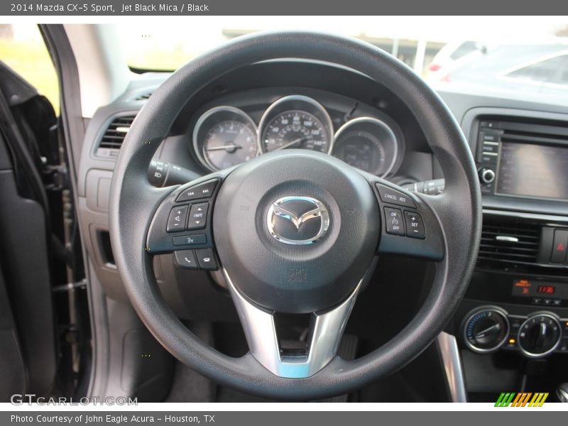Jet Black Mica / Black 2014 Mazda CX-5 Sport