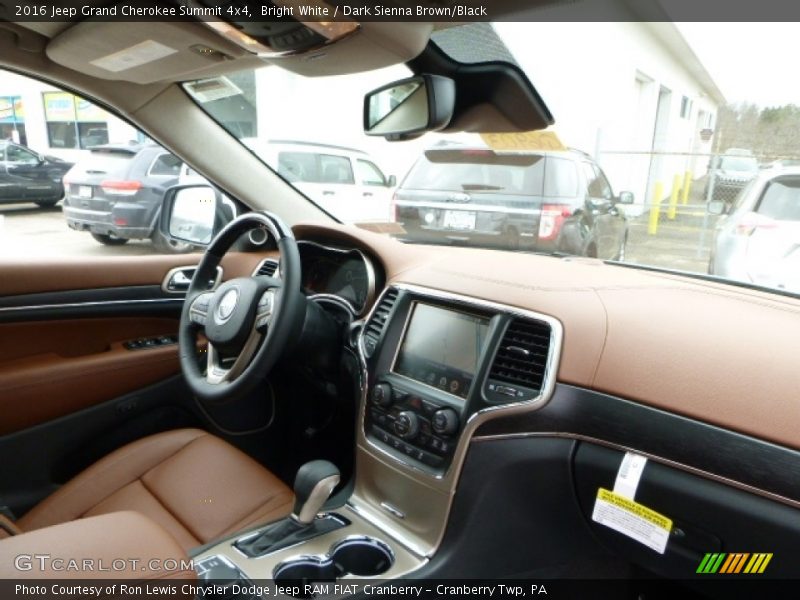 Bright White / Dark Sienna Brown/Black 2016 Jeep Grand Cherokee Summit 4x4