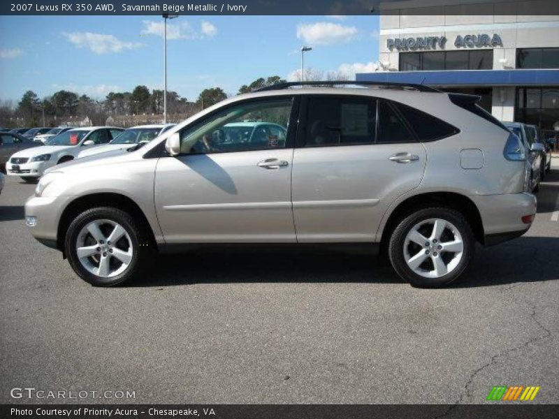 Savannah Beige Metallic / Ivory 2007 Lexus RX 350 AWD