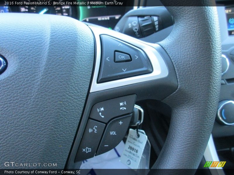 Controls of 2016 Fusion Hybrid S