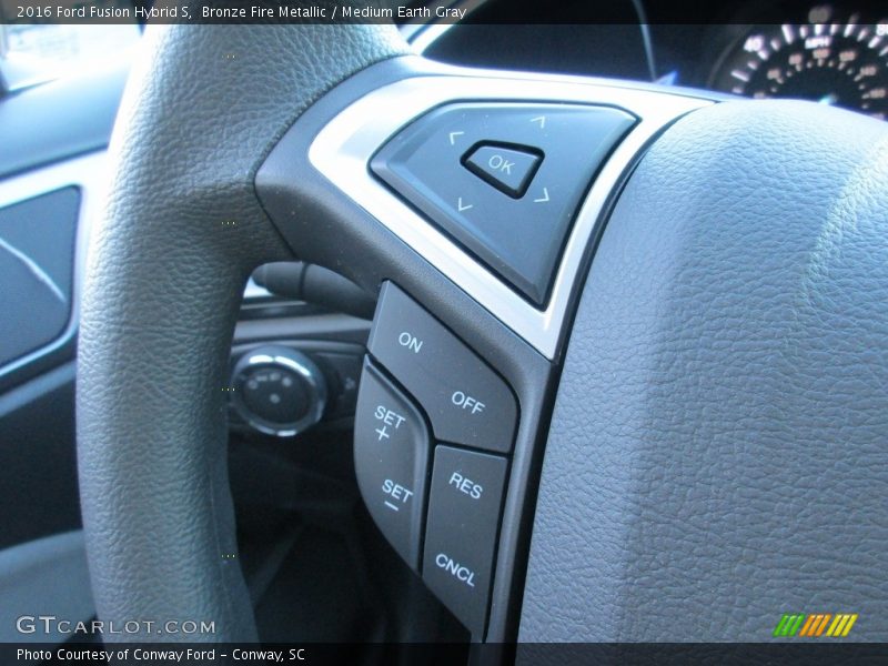 Controls of 2016 Fusion Hybrid S