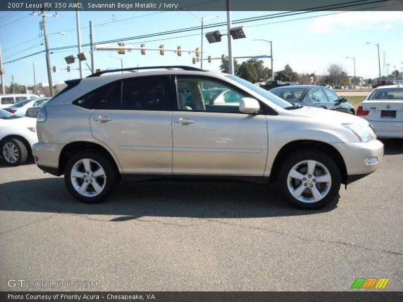 Savannah Beige Metallic / Ivory 2007 Lexus RX 350 AWD