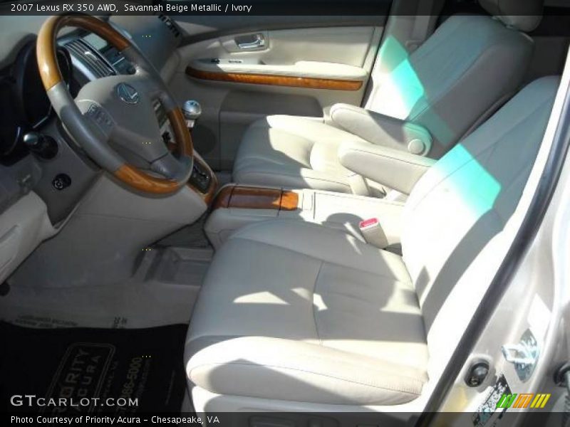 Savannah Beige Metallic / Ivory 2007 Lexus RX 350 AWD