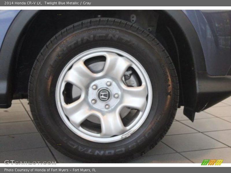 Twilight Blue Metallic / Gray 2014 Honda CR-V LX
